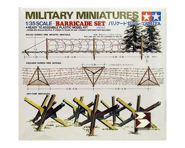 TAM35027, Tamiya 1/35 Barricade Model Set