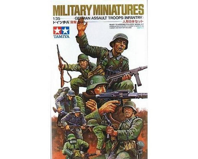 TAM35030, Tamiya 1/35 German Assault Troops Model