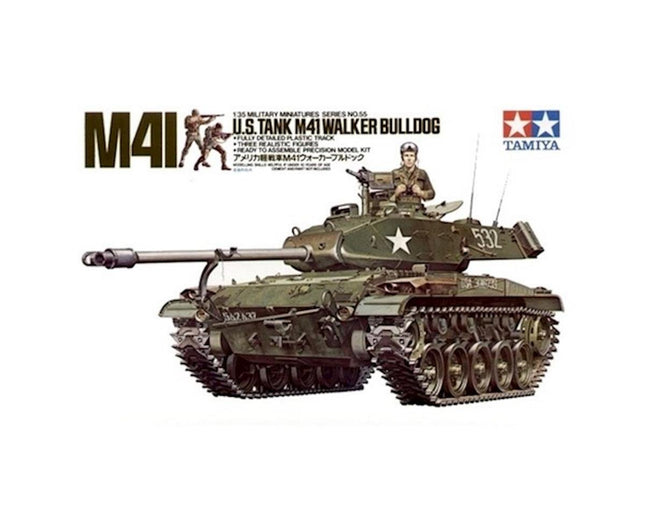 TAM35055, Tamiya 1/35 U.S. M41 Walker Bulldog Model Kit