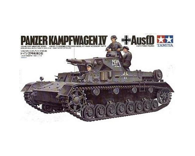 TAM35096, Tamiya 1/35 German PZKPW IV AUSFD Kit