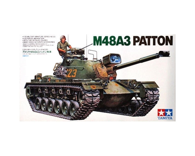 TAM35120, Tamiya 1/35 U.S. M48A3 Patton Model Kit