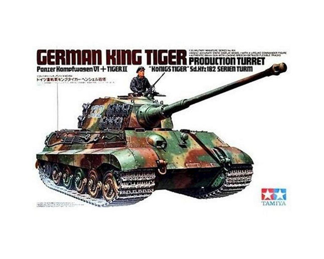 TAM35164, Tamiya 1/35 King Tiger Tank Model Kit