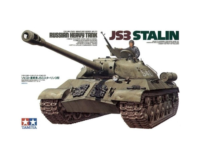 TAM35211, Tamiya 1/35 Russian Heavy Tank Model Kit (JS Stalin)