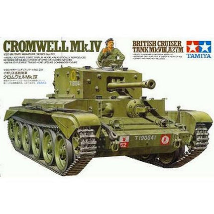 TAM35221, Tamiya 1/35 Cromwell Mk.IV Cruiser Tank Model Kit