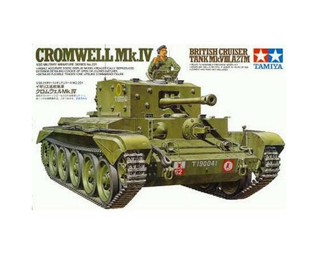 TAM35221, Tamiya 1/35 Cromwell Mk.IV Cruiser Tank Model Kit