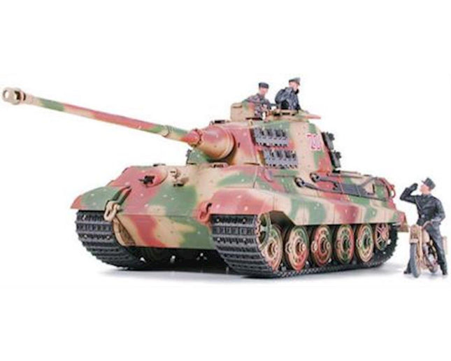 TAM35252, Tamiya 1/35 German King Tiger Tank Model Kit (Ardennes Front)