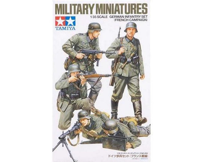 TAM35293, Tamiya 1/35 German Infantry Set French Campaign