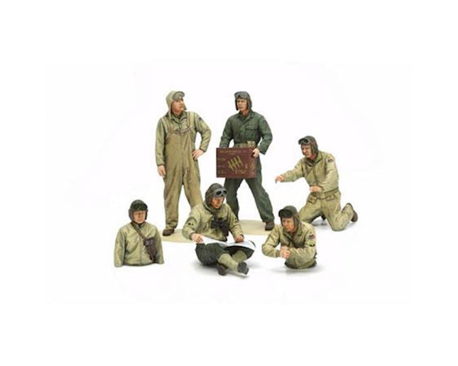 TAM35347, Tamiya 1/35 US Tank Crew Set (European Theater)