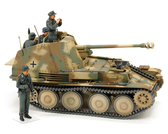 TAM35364, Tamiya German Tank Marder III M 1/35 Model Kit (Normandy Front)