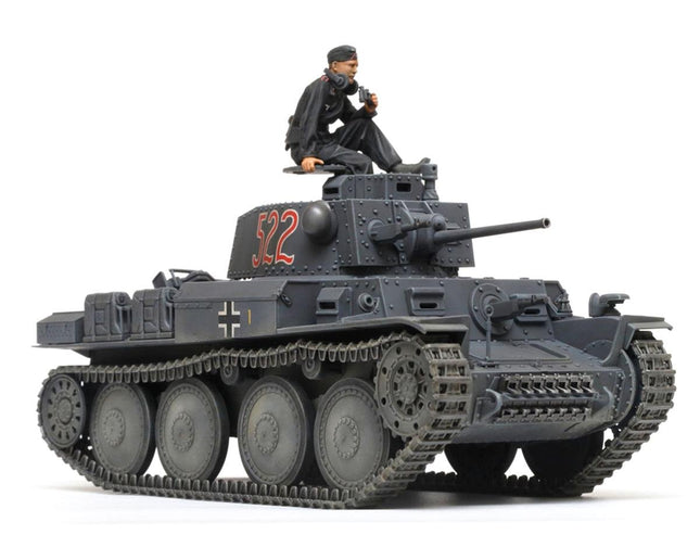 TAM35369, Tamiya Panzer 38(t) Ausf E/F German Lt 1/35 Model Tank Kit