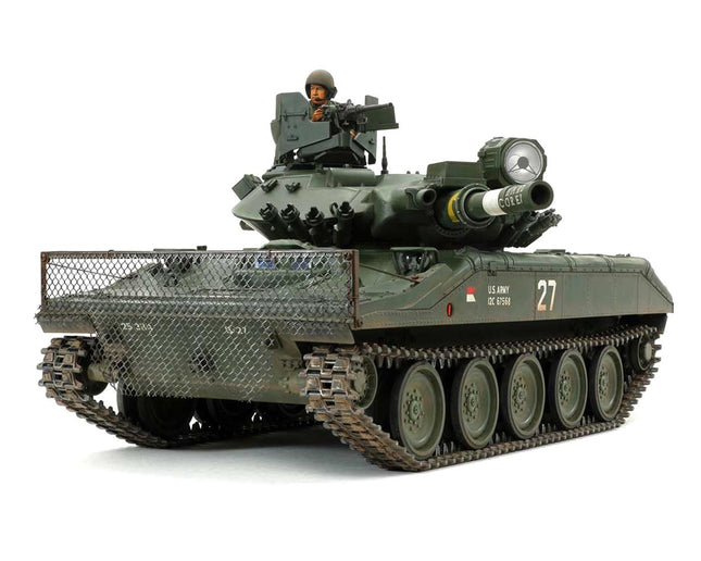 TAM36213, Tamiya US Airborne Tank M5551 Sheridan 1/16 Model Tank Kit