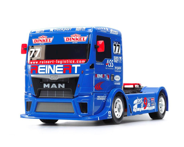 TAM58642, Tamiya Team Reinert Racing MAN TGS 1/14 4WD On-Road Semi Truck