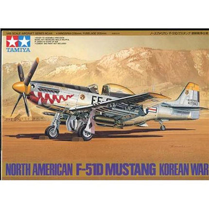 TAM61044, Tamiya 1/48 F-51D Mustang Korean War Model Kit