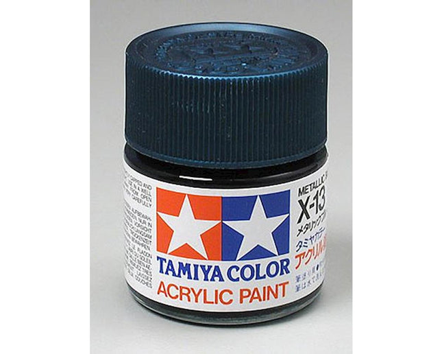 TAM81013, Tamiya X-13 Metallic Blue Acrylic Paint (23ml)