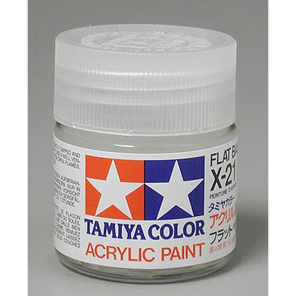 TAM81021, Tamiya X-21 Flat Base Acrylic Paint (23ml)