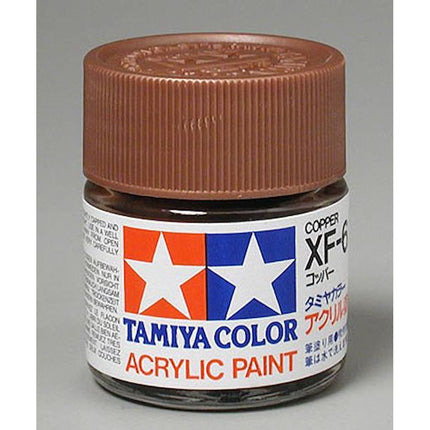 TAM81306, Tamiya XF-6 Flat Copper Acrylic Paint (23ml)