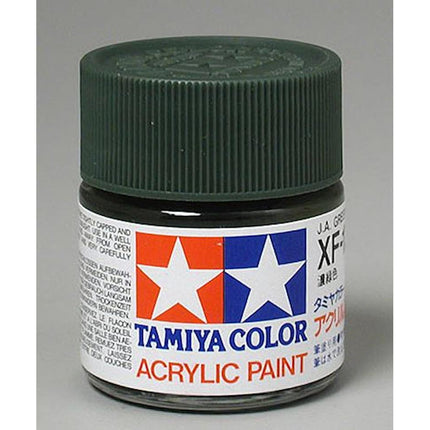 TAM81311, Tamiya XF-11 Flat Jungle Green Acrylic Paint (23ml)