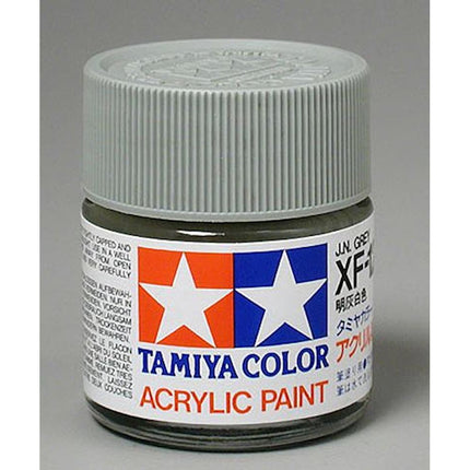 TAM81312, Tamiya XF-12 Flat Jungle Grey Acrylic Paint (23ml)
