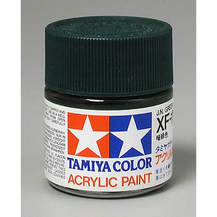 TAM81313, Tamiya XF-13 Flat Jade Green Acrylic Paint (23ml)