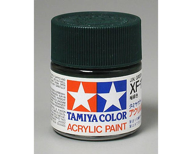 TAM81313, Tamiya XF-13 Flat Jade Green Acrylic Paint (23ml)
