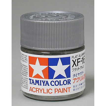 TAM81316, Tamiya XF-16 Flat Aluminum Acrylic Paint (23ml)