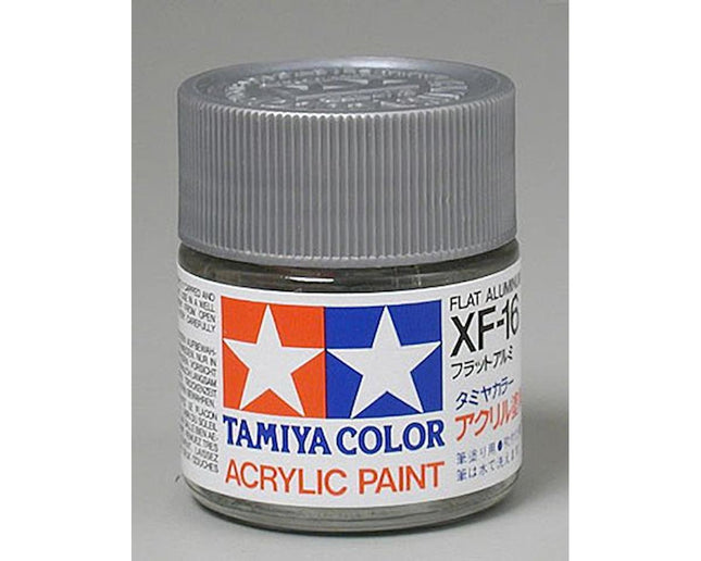 TAM81316, Tamiya XF-16 Flat Aluminum Acrylic Paint (23ml)