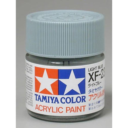 TAM81323, Tamiya XF-23 Flat Light Blue Acrylic Paint (23ml)