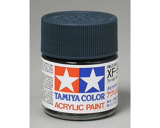 TAM81350, Tamiya XF-50 Flat Field Blue Acrylic Paint (23ml)