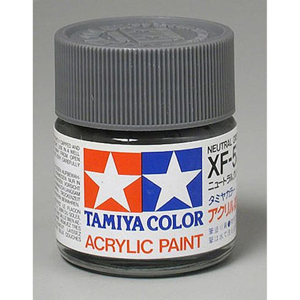 TAM81353, Tamiya XF-53 Flat Neutral Grey Acrylic Paint (23ml)
