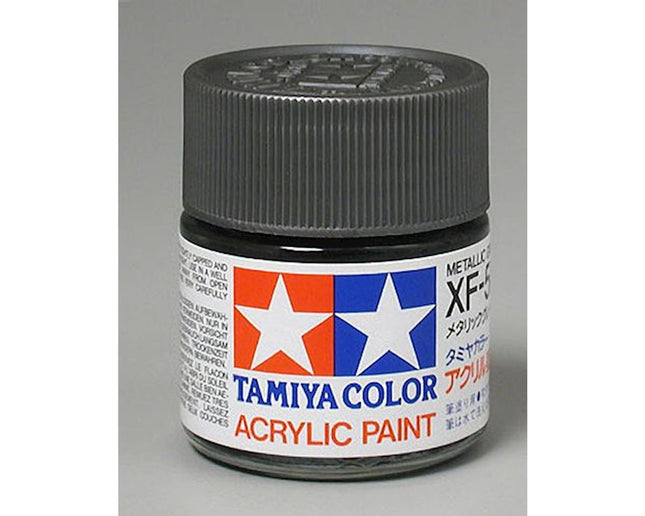 TAM81356, Tamiya XF-56 Flat Metal Grey Acrylic Paint (23ml)