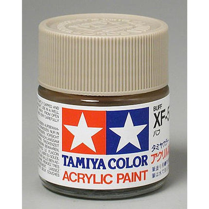 TAM81357, Tamiya XF-57 Flat Buff Acrylic Paint (23ml)