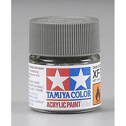 TAM81773, Tamiya XF-73 Flat Dark Green Acrylic Paint (10ml)