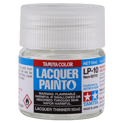 TAM82110, Tamiya LP-10 Lacquer Thinner Lacquer Paint (10ml)