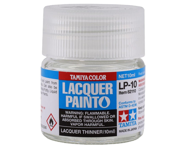 TAM82110, Tamiya LP-10 Lacquer Thinner Lacquer Paint (10ml)