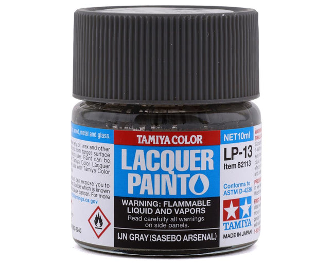 TAM82113, Tamiya LP-13 IJN Sasebo Arsenal Grey Lacquer Paint (10ml)