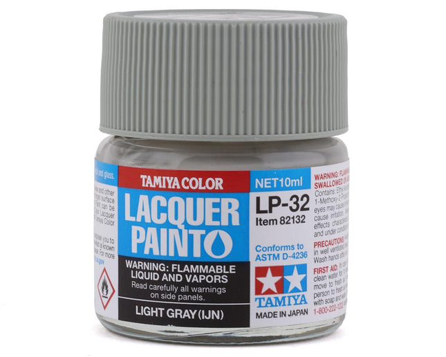 TAM82132, Tamiya LP-32 INJ Light Grey Lacquer Paint (10ml)