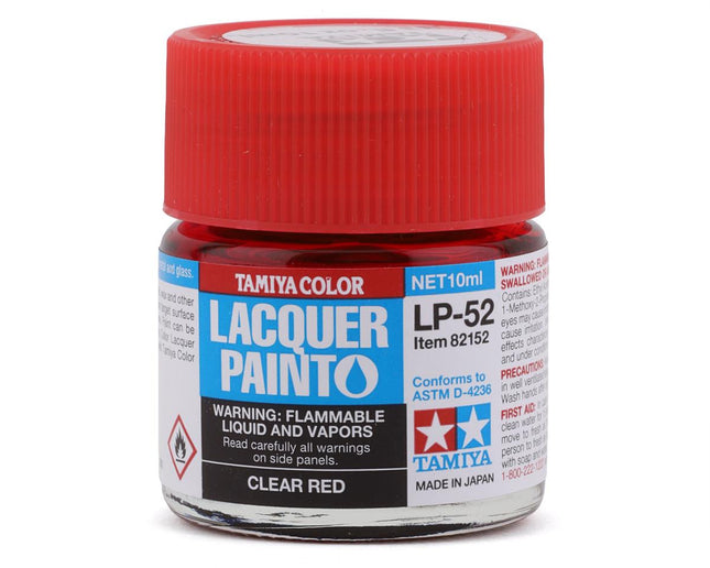 TAM82152, Tamiya LP-52 Clear Red Lacquer Paint (10ml)