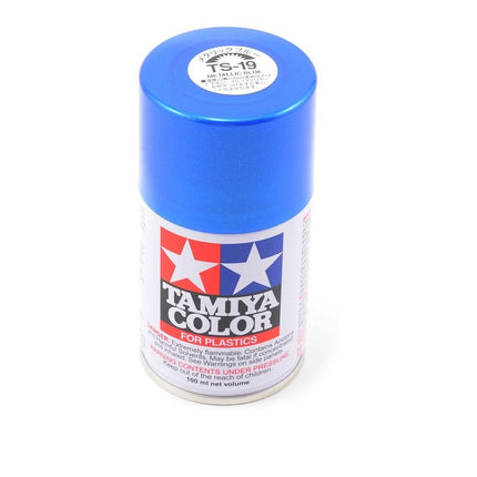 TAM85019, Tamiya TS-19 Metallic Blue Lacquer Spray Paint (100ml)