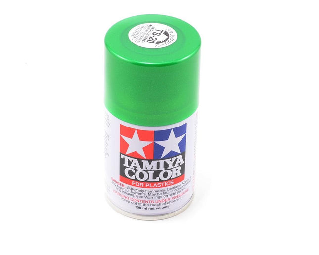 TAM85020, Tamiya TS-20 Metallic Green Lacquer Spray Paint (100ml)