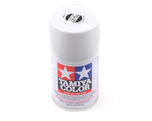 TAM85027, Tamiya TS-27 Matte White Lacquer Spray Paint (100ml)