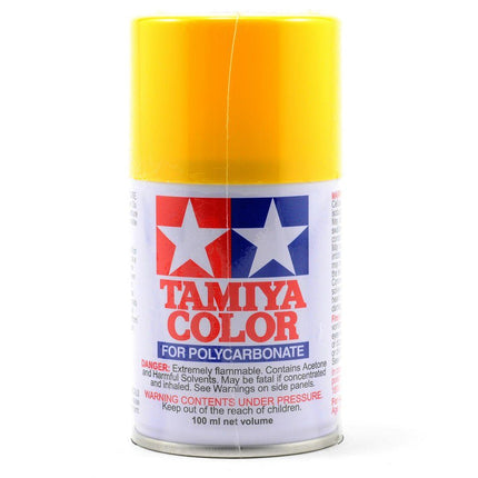 TAM86006, Tamiya PS-6 Yellow Lexan Spray Paint (100ml)