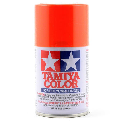 TAM86007, Tamiya PS-7 Orange Lexan Spray Paint (100ml)
