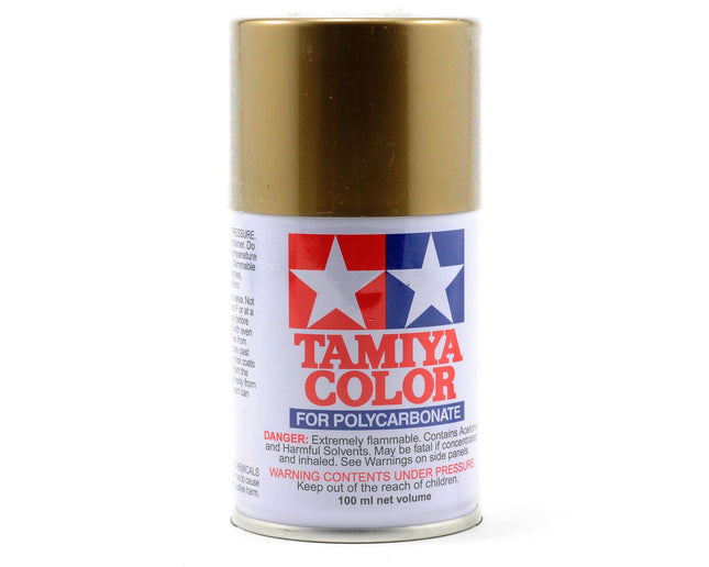 TAM86013, Tamiya PS-13 Gold Lexan Spray Paint (100ml)