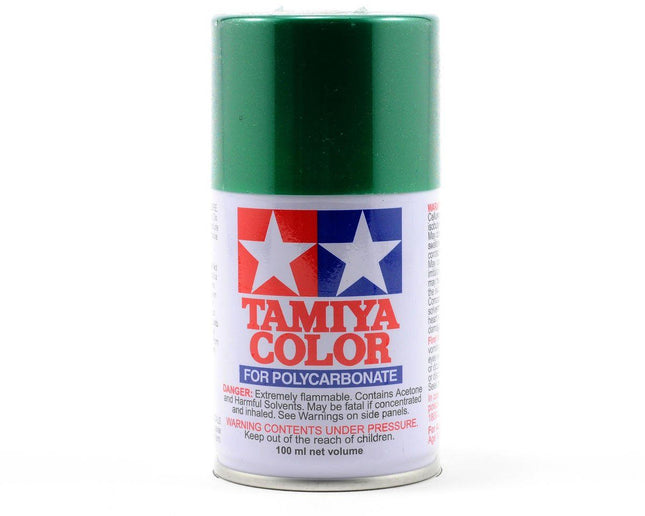 TAM86017, Tamiya PS-17 Metallic Green Lexan Spray Paint (100ml)