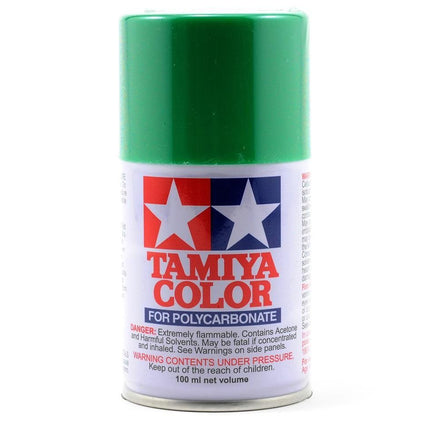 TAM86025, Tamiya PS-25 Bright Green Lexan Spray Paint (100ml)