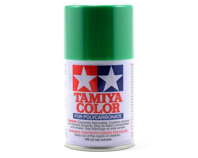 TAM86025, Tamiya PS-25 Bright Green Lexan Spray Paint (100ml)