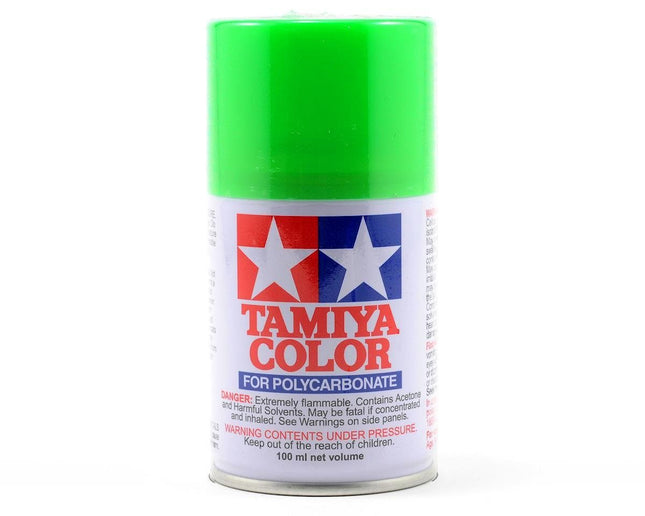 TAM86028, Tamiya PS-28 Fluorescent Green Lexan Spray Paint (100ml)