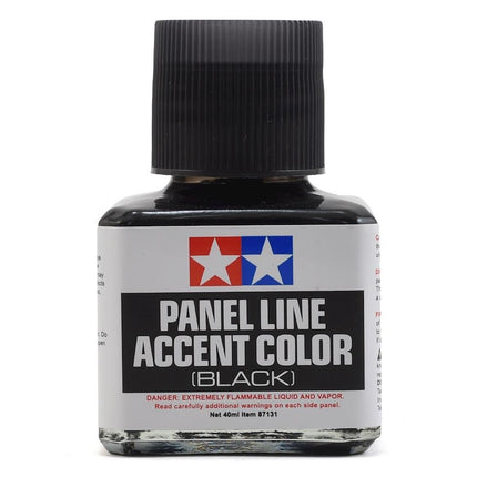 TAM87131, Tamiya Panel Line Accent Color (Black) (40ml)