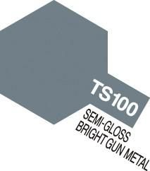TAM85100, Bright Gun Metal Semi Gloss Lacquer Spray