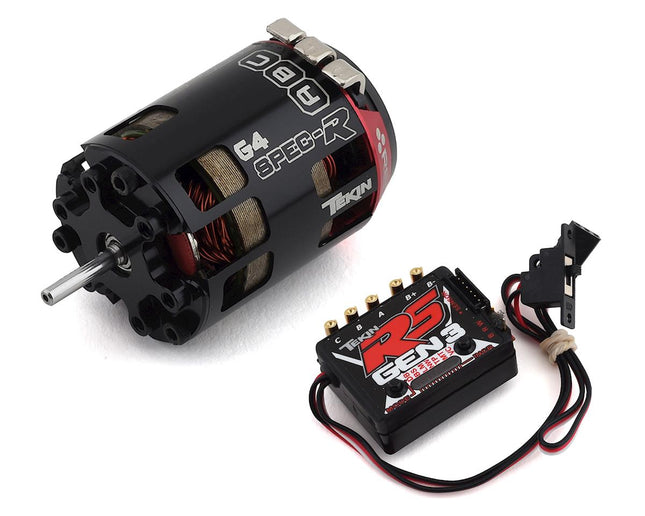 TEKTT2794, Tekin RS Gen3 Sensored Brushless ESC/Gen4 Spec R Motor Combo (21.5T)